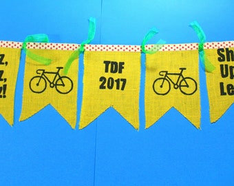 Cycle France Tour de France Bunting Garland Decoration