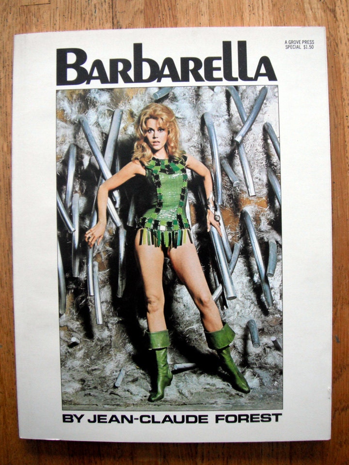 Vintage Barbarella Graphic Novel Comic Book