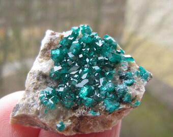 Dioptase specimen from Kazakhstan