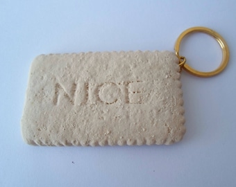 Nice biscuit keyring, super realistic!