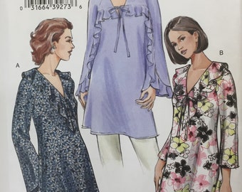 Vogue Pattern V8035 sz G 20 22 24 Misses Tunic Top 2005 Uncut