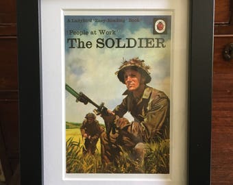 Retro Ladybird Book cover. The Soldier