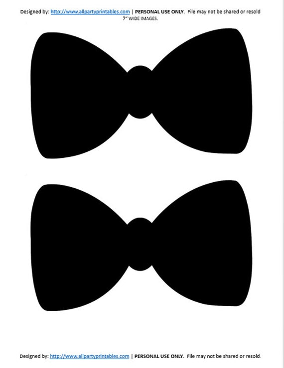bow tie printables little man birthday bow tie party bow