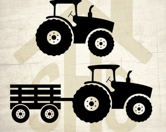 Tractor SVG, Tractor vector, Tractor Silhouette digital clipart Svg, png, dxf files instant download for User, Design, Printing or more