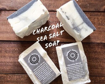 Charcoal Sea Salt Soap