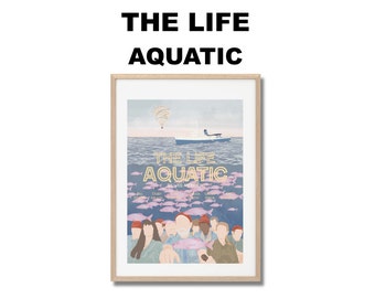 The Life Aquatic Movie Print - Poster Wes Anderson A3