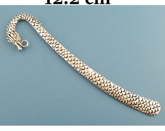2 support of antique silver dragon bookmarks