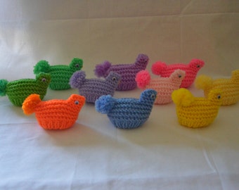 Knitted Easter Egg Chick (A)