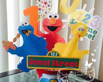 Elmo Sesame Street Birthday Table centerpiece
