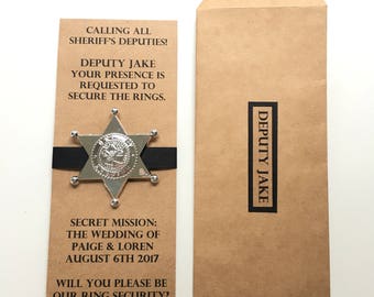 Will You Be My Ring Bearer Secret Mission