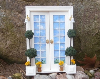 White Fairy Door, Fairies on Vacation
