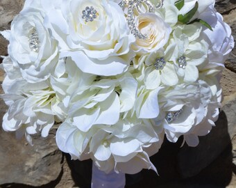 Bridal Bouquet, Brides Bouquet, Wedding Bouquet, Wedding Flowers, Wedding Decor, Brides Bouquets, Peony Hydrangea Bouquet, Garden Bouquet