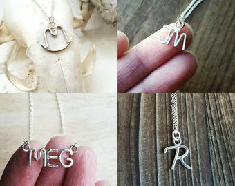 Small Custom Ranch Brand, Monogram, Initials Pendant Necklace