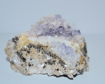 Rough PURPLE FLUORITE CRYSTAL Gemstone Collector Crystal Ornament Display piece