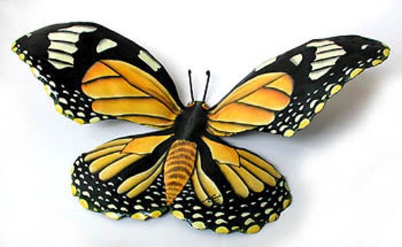 Monarch Butterfly Outdoor Metal Art Wall Decor Garden Monarch Butterfly Outdoor Metal Art Wall Decor Garden