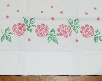 Vintage Bedding Re-Mix Embroidered Pillowcase