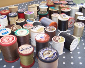 50 + Spools of Thread - Button and Carpet Thread - Heavy Duty Thread - Upholstery Thread - Extra Strong Thread - Button Thread