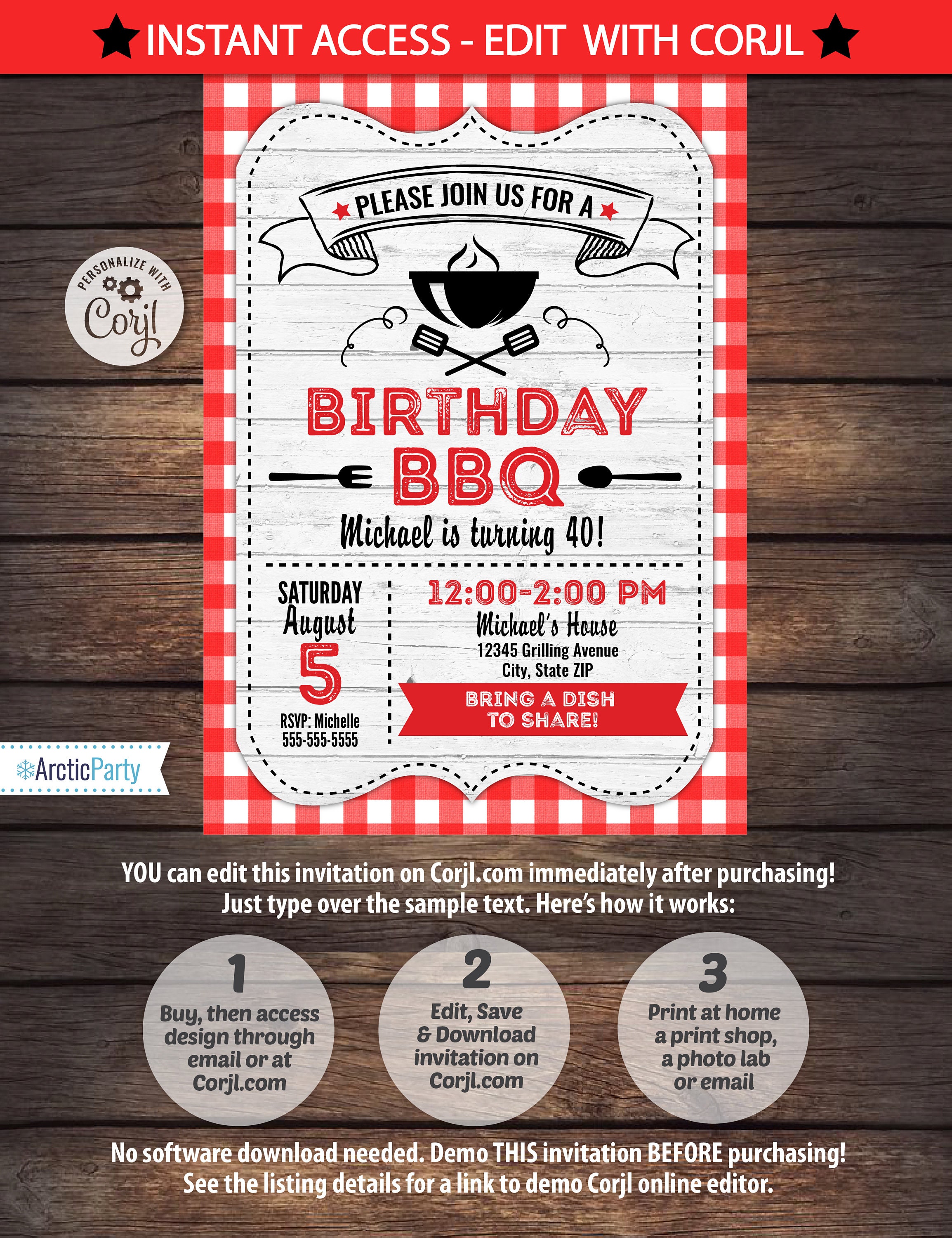 Bbq Invite Template Free