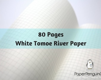 Tomoe River Paper 80 Pages White Tomoe River Travelers Notebook Black Brown Regular A5 Wide B6 Personal A6 Pocket FN Passport Mini Midori