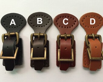 1Set Genuine Leather Buckles With Magnetic Snap,Leather Closures For Handbag Clasp,Handbag Leather Buckle,4 Colors Are Available