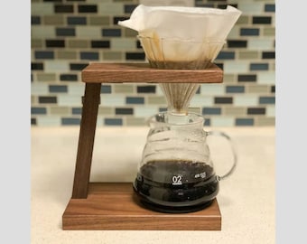 Pour Over Coffee Stand | Hario V60 | Pour Over Coffee Maker | Drip Coffee Maker | Coffee Stand | Drip Coffee Stand | Industrial | Chemex