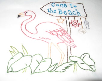 Pink Flamingo Pillowcase