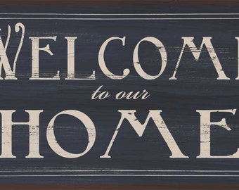 Country welcome sign | Etsy