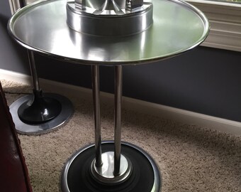 Machine Age Deco Railroad Smokestand