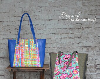 Everyday Tote - Bagstock Sewing Pattern, PDF sewing pattern