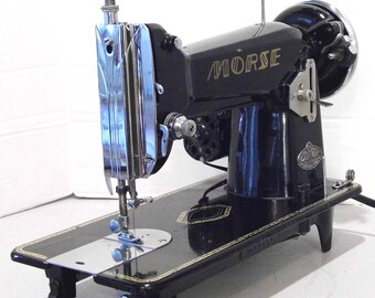 Restored Morse Dial-o-Magic Vintage Japanese Sewing Machine, by Stagecoach Road, with Free Shipping and Service Guaranty