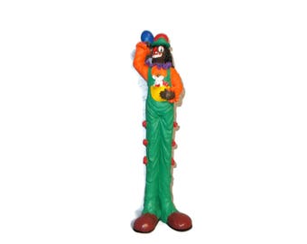 Clown Figurine | Resin Clown Figurine |Clown | Clowns |Vintage Clown |Vintage Clowns |Clown Figurines | Collectible Clowns |VintageByBaskett