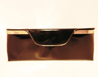vintage, Vinyl purse, handbag, clutch,