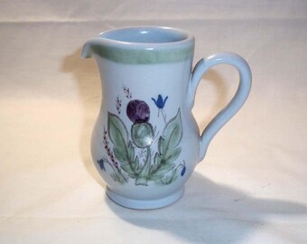Buchan Stoneware Portobello Scotland Thistle 4.25" Tall Pitcher