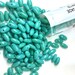 Rizo Beads, Jade, 22 gm tube, 2.5x6mm Czech Bead