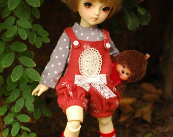 Patterns and English Instructions of Balloon Overall for YoSD Doll