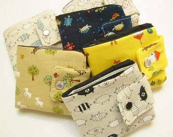 Custom Fabric Wallet | Vegan wallet | Billfold Wallet | Wallet