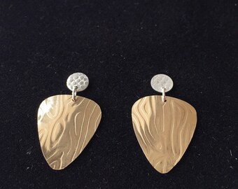 Geometric Gold & Silver Earrings