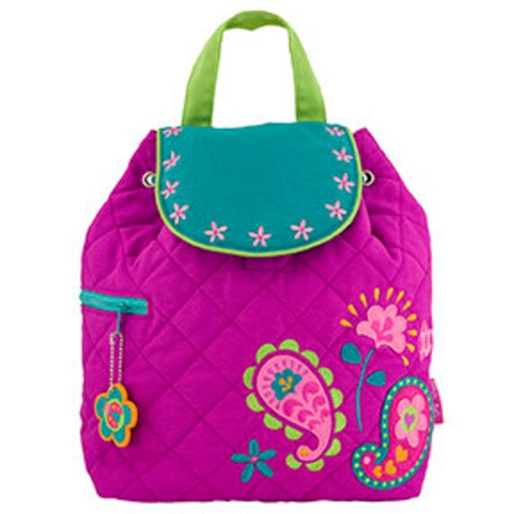 Stephen Joseph Quilted Paisley Backpack