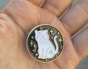 Third Eye Cosmic Cat - Enamel Pin
