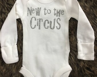 New to the Circus Baby Onsie