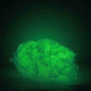 Glow in the Dark Spinning Fiber- choose your quantity- non toxic - felt or spin or blend this fiber