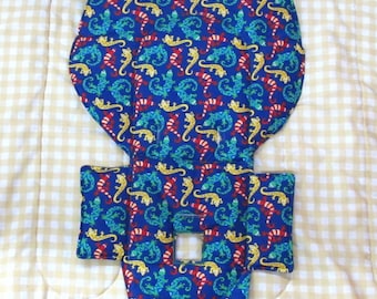 Evenflo padded high chair cover, highchair replacement pad, baby chair accessory, baby child care furniture, kids feeding chair, crawlers