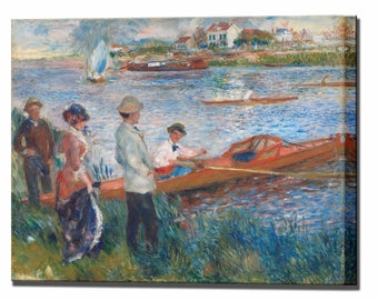 Renoir Oarsmen at Chatou Canvas Print Wall Decor Canvas Wall Art Print Ready To Hang