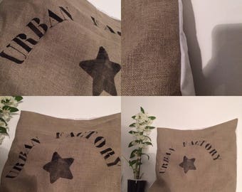 Natural beige linen Cushion cover