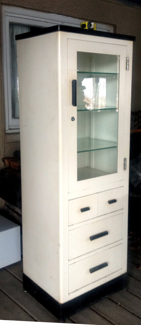 Vintage Medical Cabinet By Max Wocher & Son Co. - Vintage Medical Cabinet By Max Wocher & Son Co.