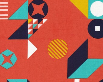 Rashida Coleman Hale for Cloud 9 Motif madness In Vermillion Fat Quarter