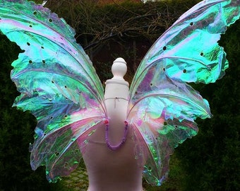 Large Realistic Iridescent Adult Fairy Wings