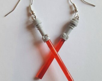 Lightsaber Earrings / Star Wars Earrings Handmade