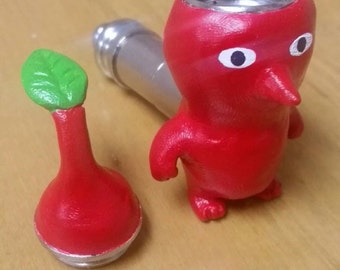 Pikmin Pipe Olimar Pipe Video Game Sculpture Cute Smoking Pipe - Pick your color!