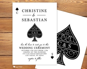 Las Vegas Wedding Invitation Kits 9